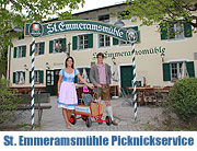 Sankt Emmeramsmühle - jetzt mit dem Picknick-Wagerl in den Englischen Garten (©Foto: Martin Schmitz)